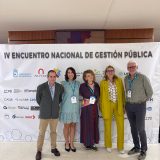 Representantes de Transparency International España con otros participantes en el IV Encuentro Nacional de Gestión Pública de Fuengirola
