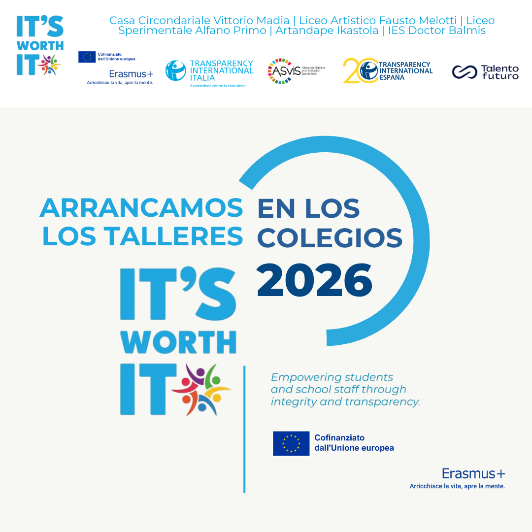 Arrancamos los talleres de IT’S WORTH IT en los colegios 2026