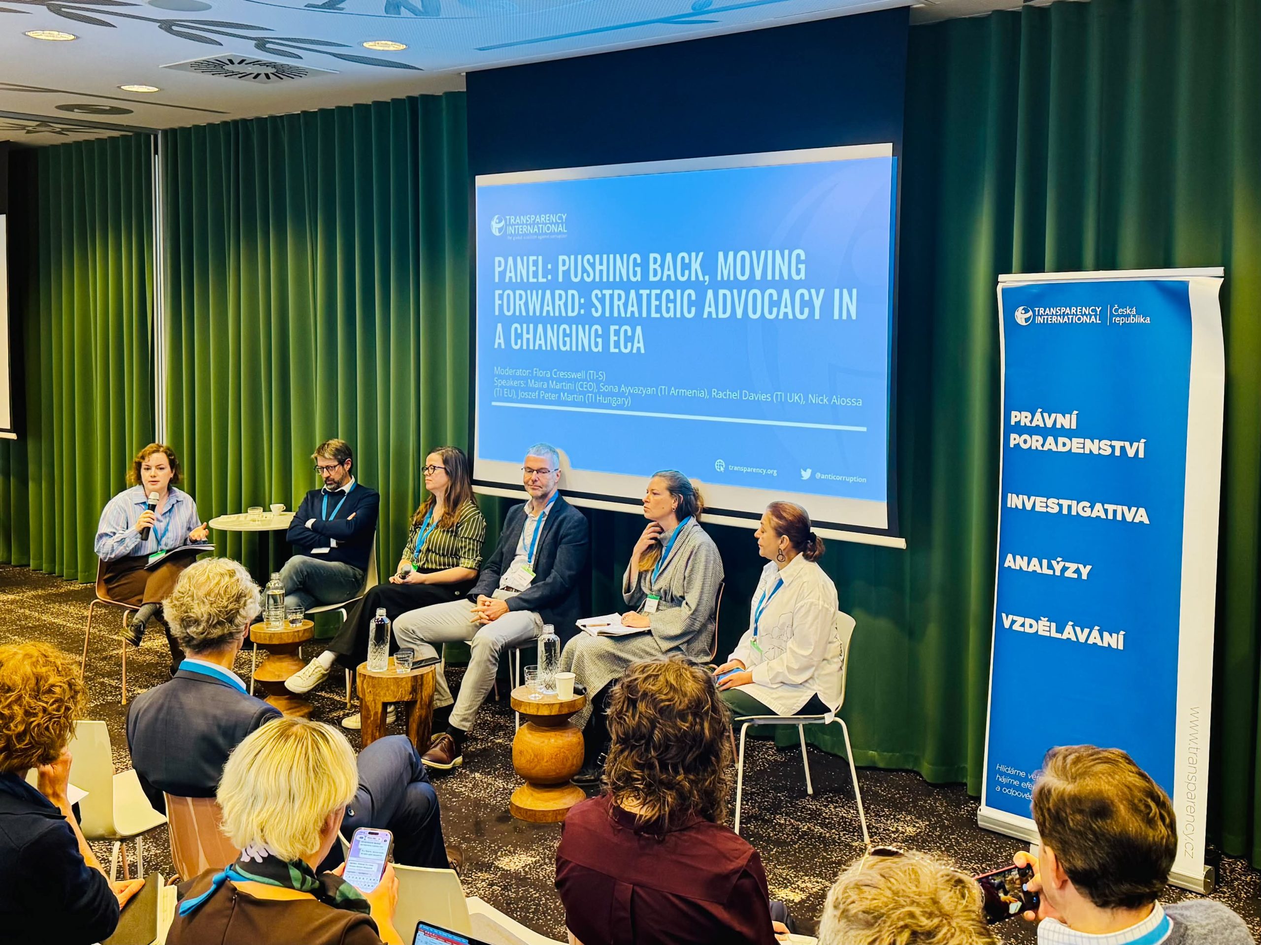 Panel sobre incidencia estratégica en Europa y Asia Central en la Reunión Regional de Transparency International en Praga