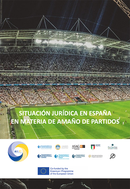 situación jurídica en españa en materia de amaño de partidos